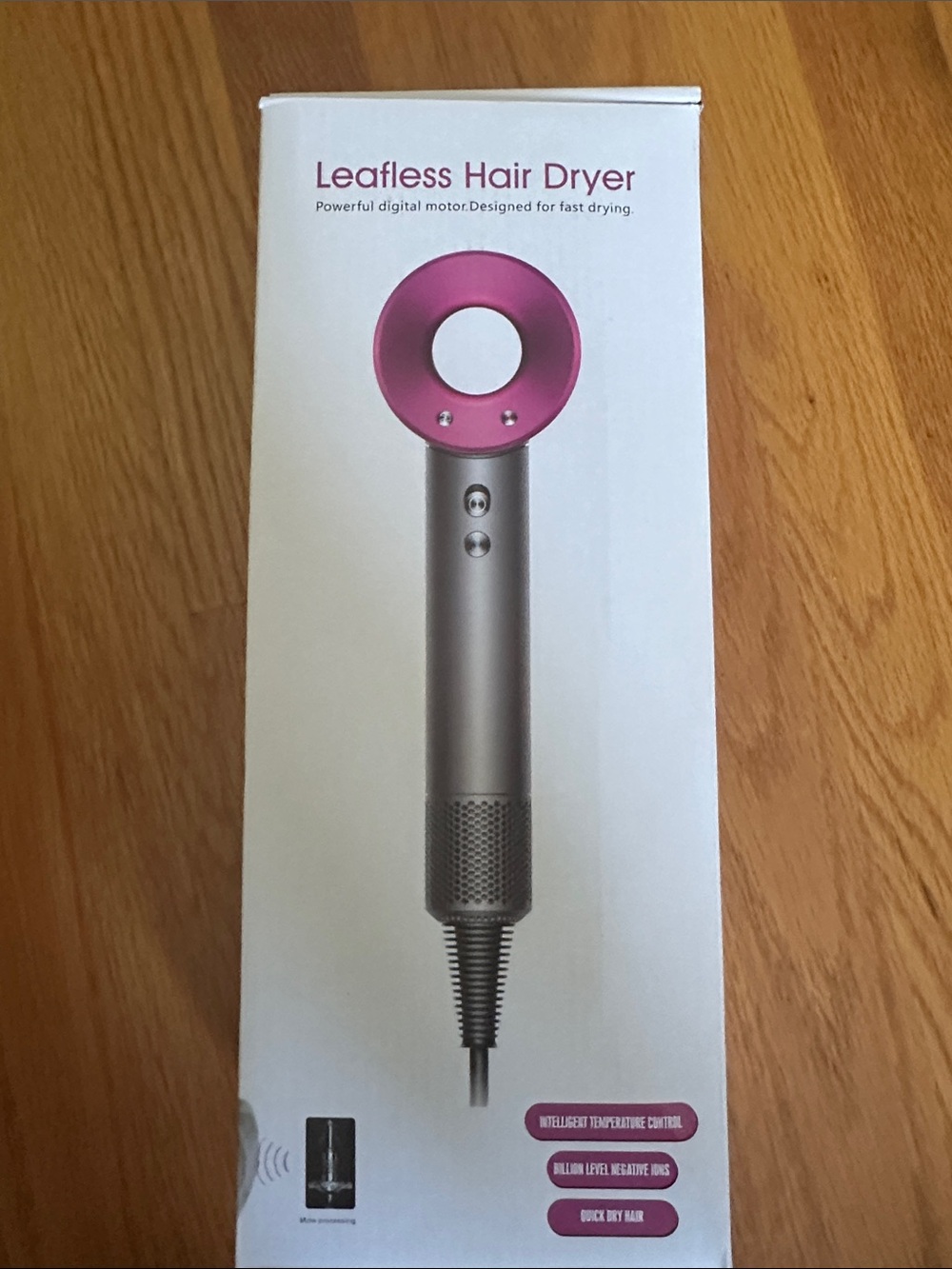 - Lavender - Leafless Hair Dryer - w/1 attachment and wall mount